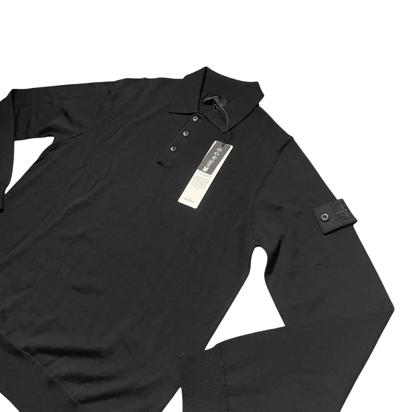 Stone Island Ghost Long Sleeve Polo Knit