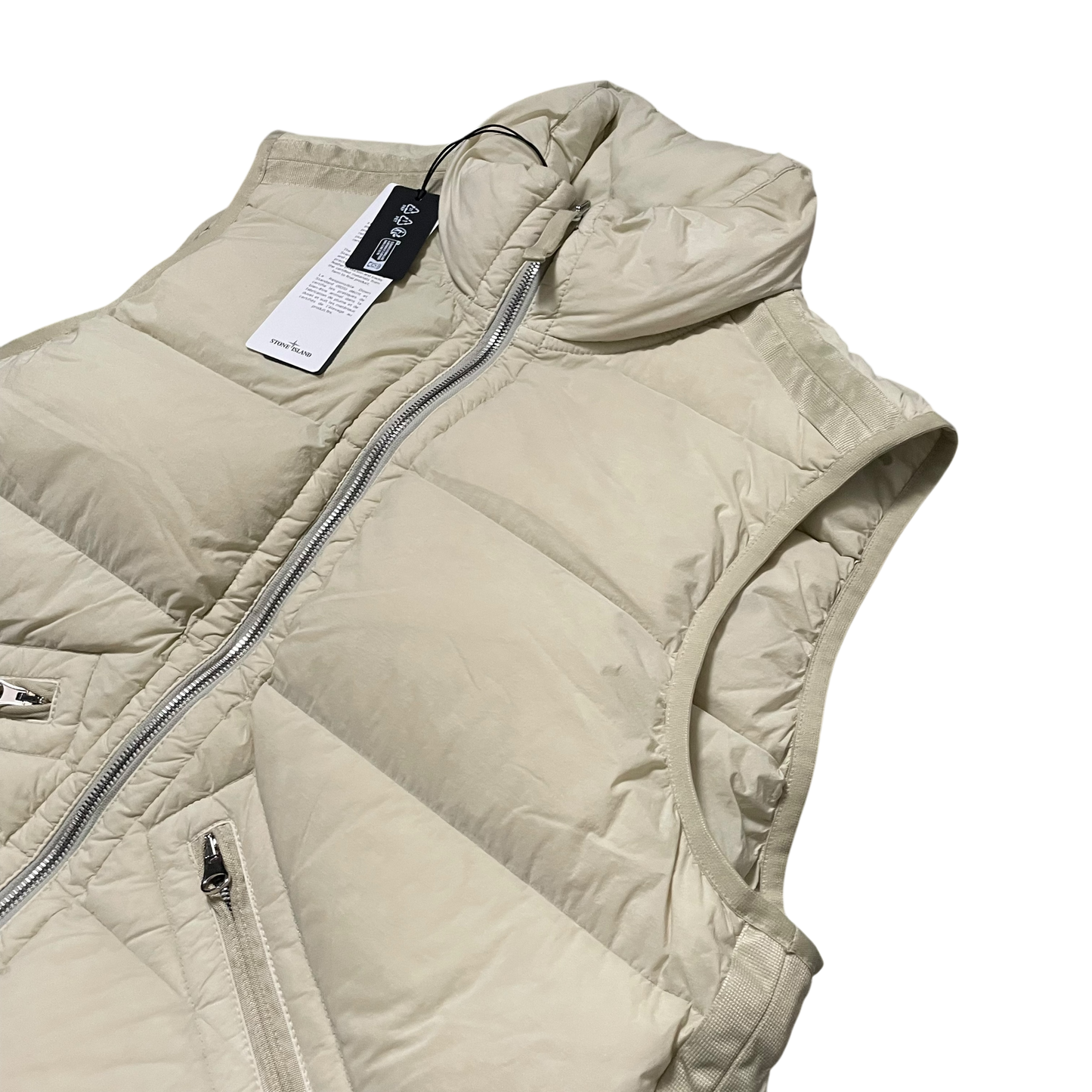 Stone Island Garment Dye Seamless Tunnel Bodywarmer