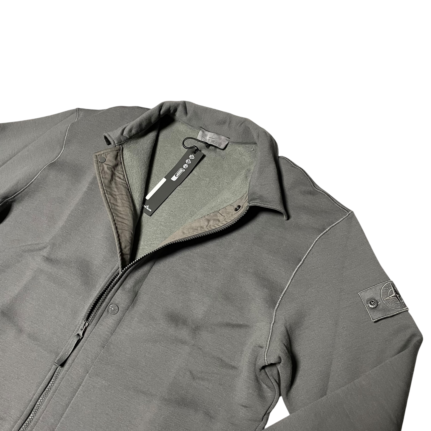 Stone Island Ghost Zip Up Gardigan
