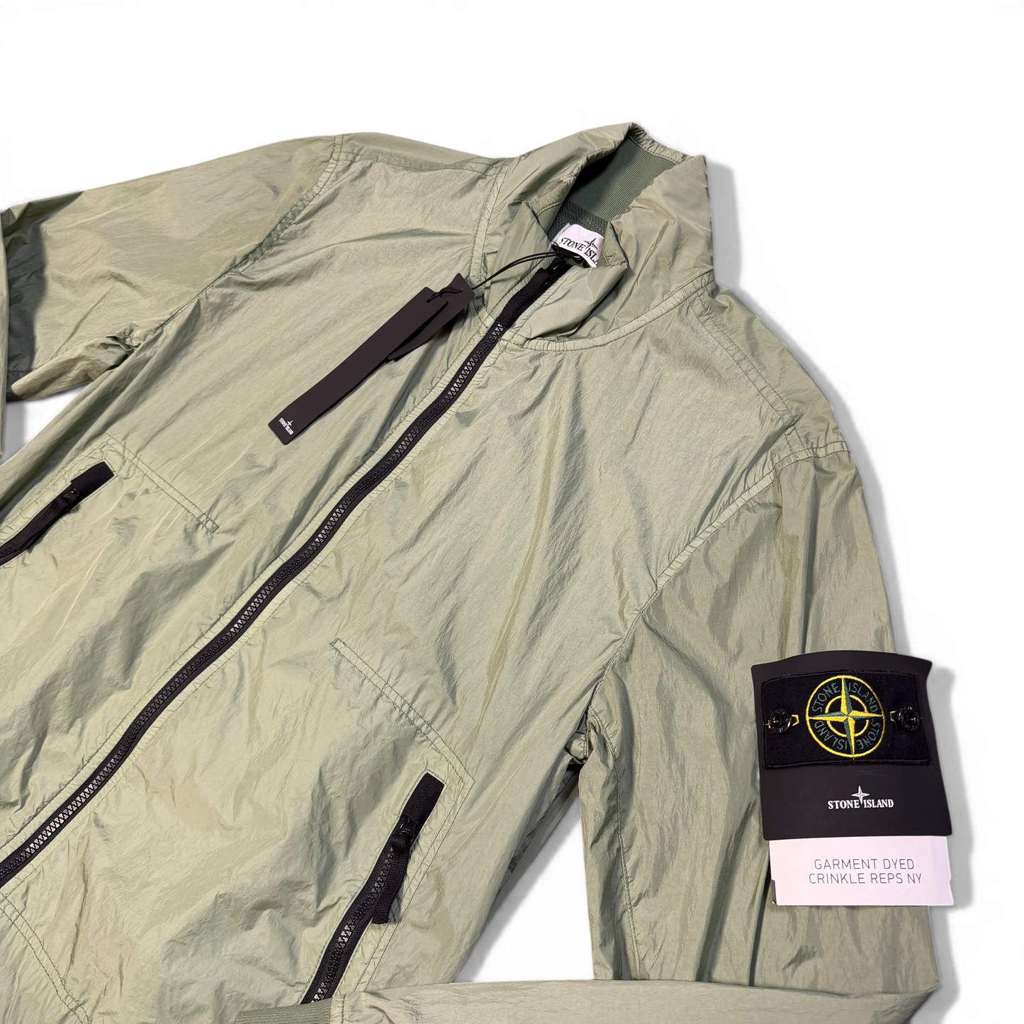 Stone Island Garment Dye Crinkle Reps Jacket