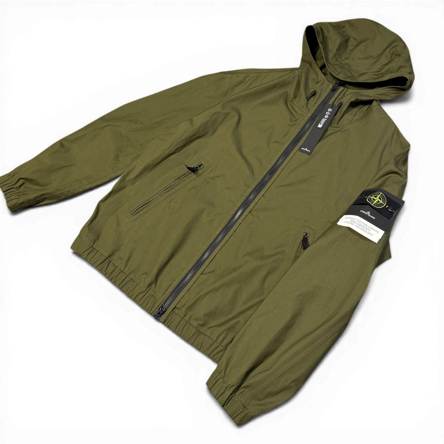 Stone Island Supima Cotton Canvas Non-Aqueous Dyeing