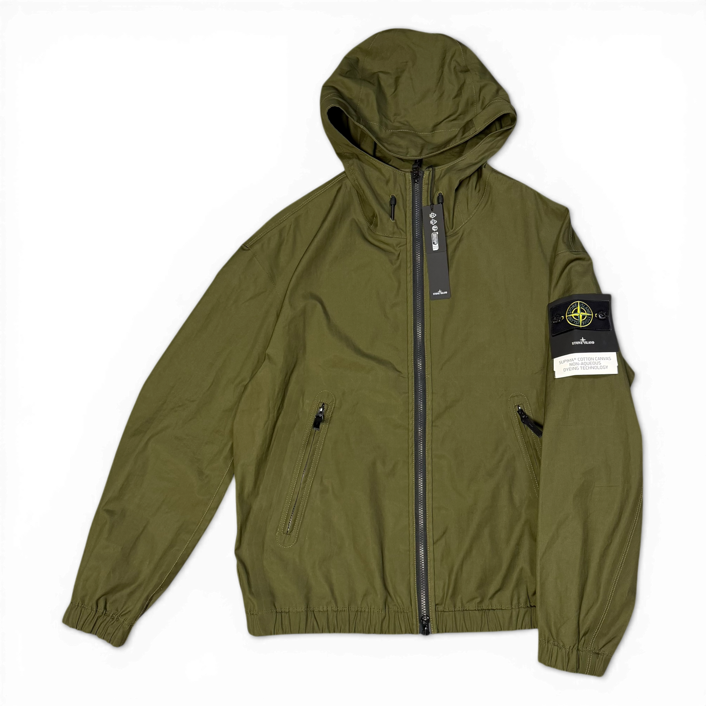 Stone Island Supima Cotton Canvas Non-Aqueous Dyeing