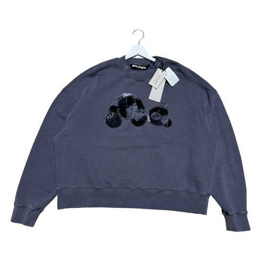 Palm Angels Sweater Patchwork Ripped Bear