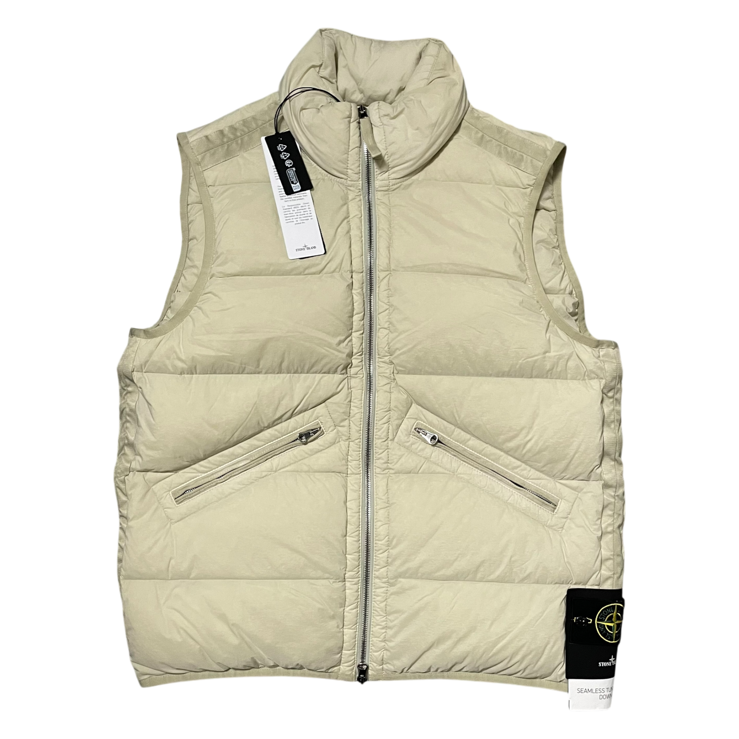 Stone Island Garment Dye Seamless Tunnel Bodywarmer