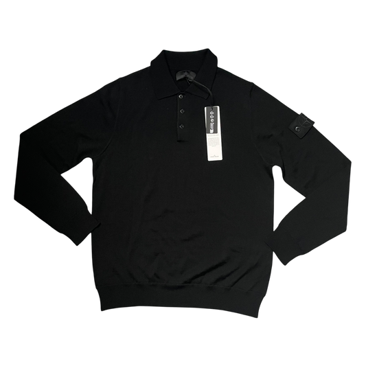 Stone Island Ghost Long Sleeve Polo Knit