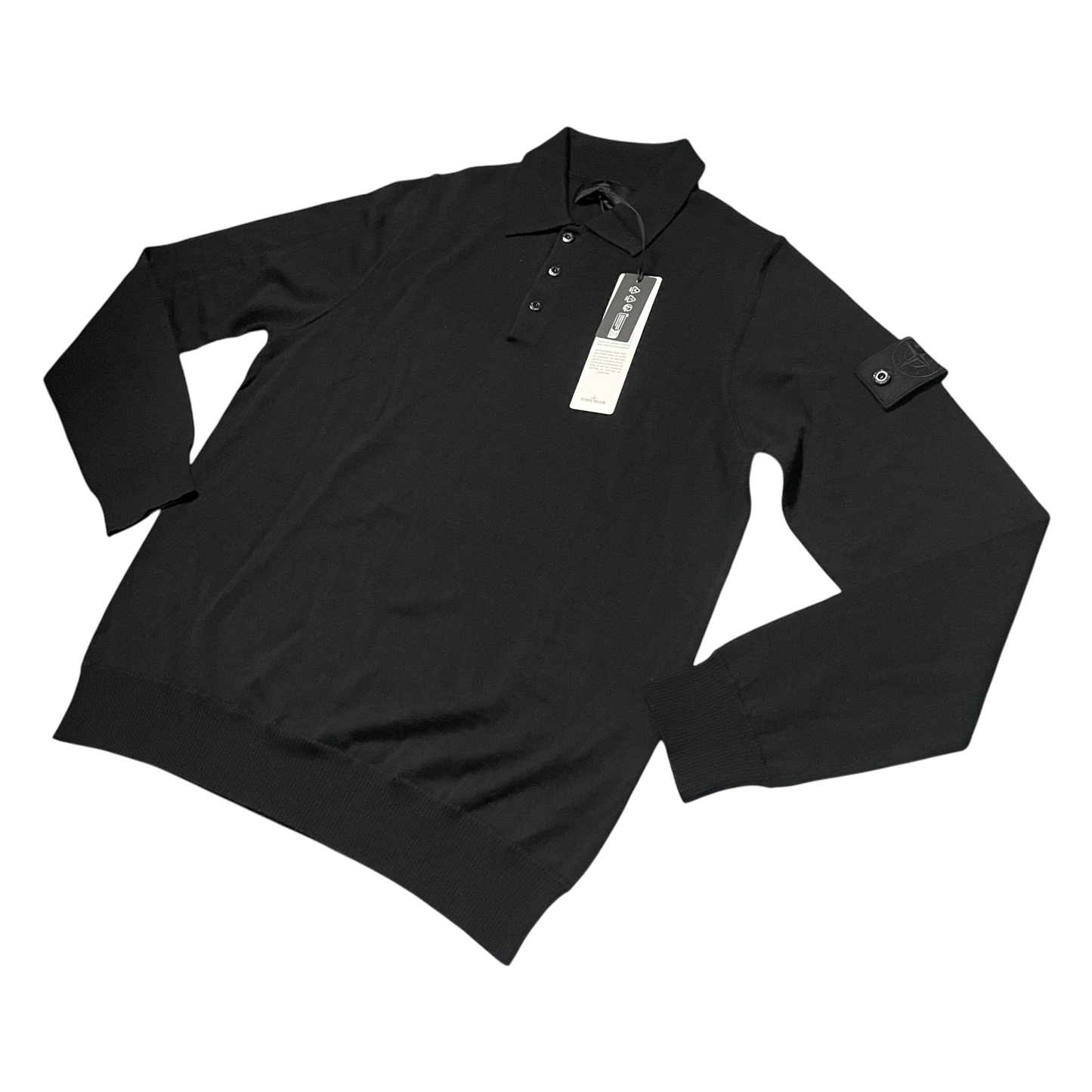 Stone Island Ghost Long Sleeve Polo Knit