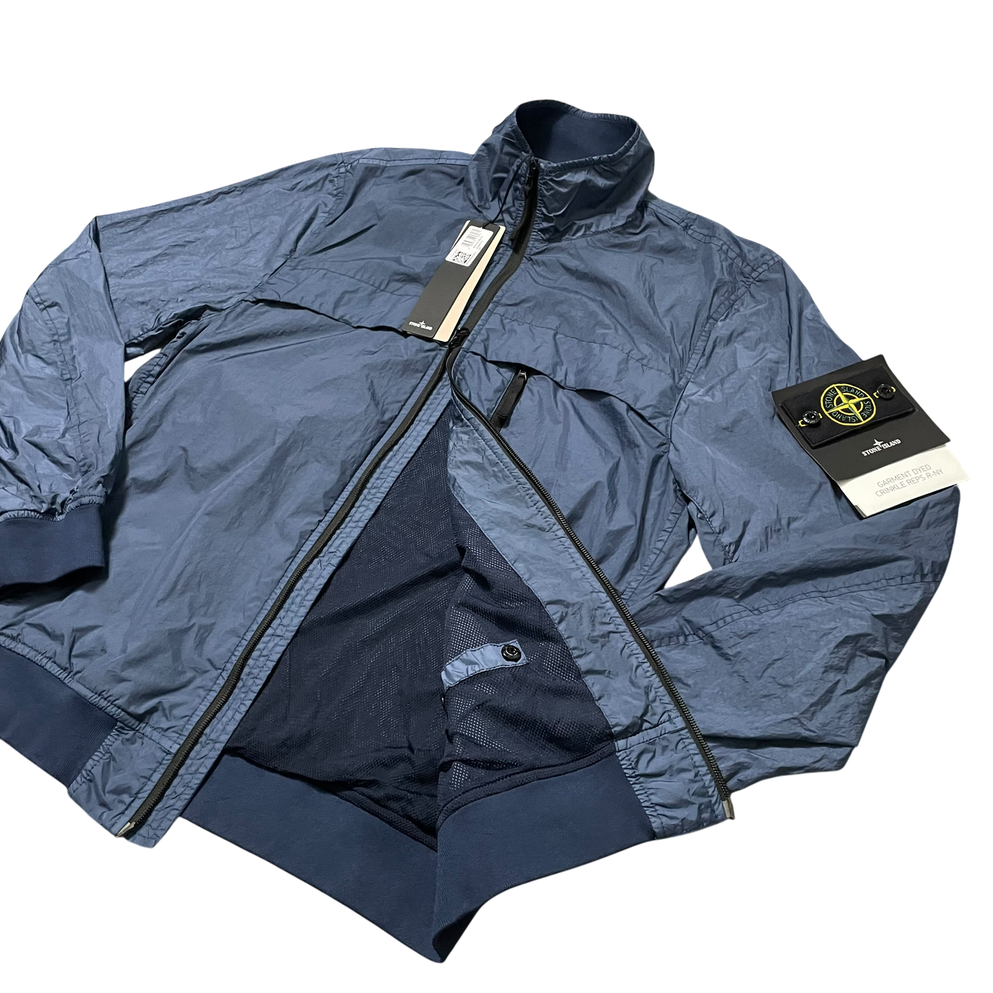 Stone Island Garment Dye Crincle Reps Jacket